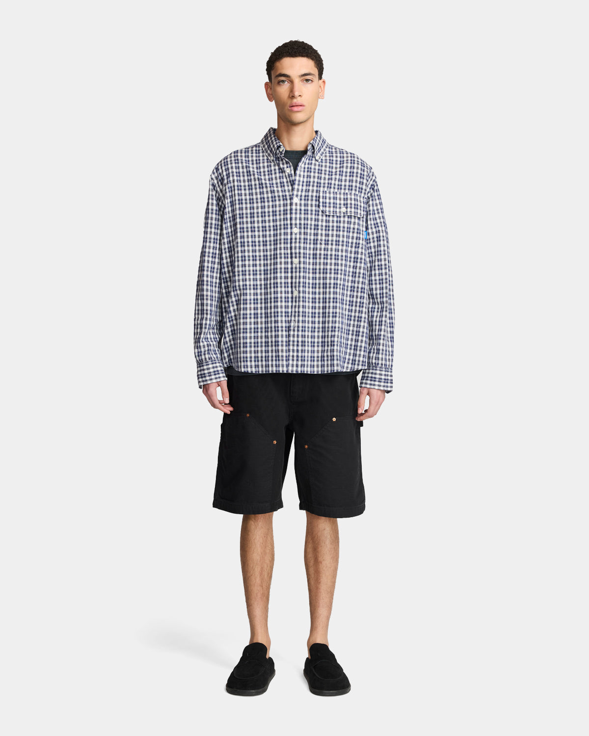 Weisner Shirt - Navy Plaid