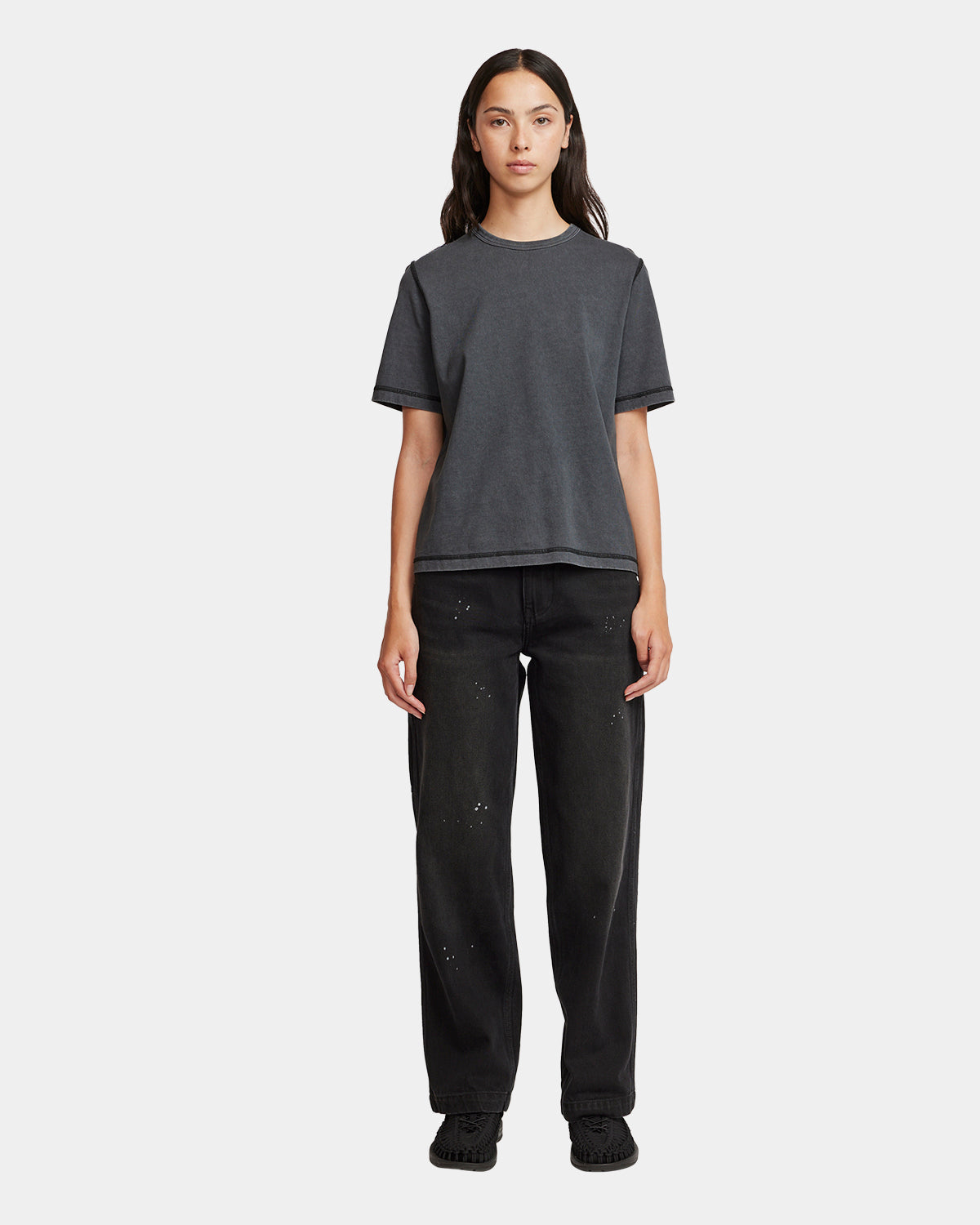 Wmns Used Carpenter Pant - Faded Black